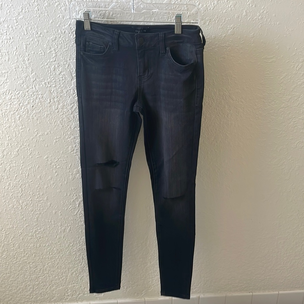 Celebrity Pink Dawson Super Skinny black skinny jeans